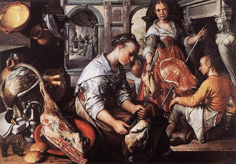 Joachim Beuckelaer Christ in the House of Martha and Mary